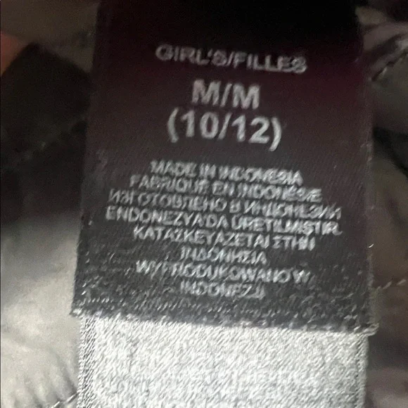 The North Face Kids' Gray and Pink Puffer Jacket - Picture 3 of 4